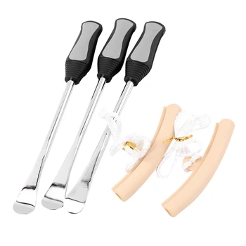 

Spoon Motorcycle Tire Iron Changing Rim Protector Tool Combo New Lever Three Pcs