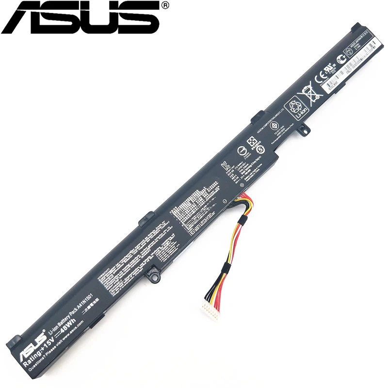 ASUS оригинальные 3150 мА/ч, A41N1611 Аккумулятор для ноутбука ASUS ROG GL553 GL553VW GL553VD GL553VE OB110-00470000 A41LK5H 14,4 V 48Wh