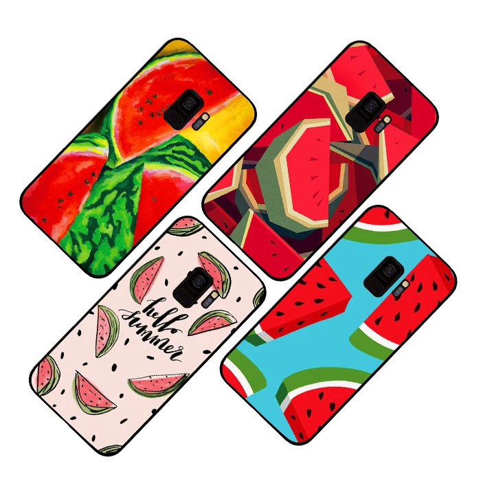 Арбуз Акварельная картина маслом бисер для украшения для samsung Galaxy S10 S10E S8 Plus S6 S7 Edge S9 S10e Plus Note 8 9 крышка