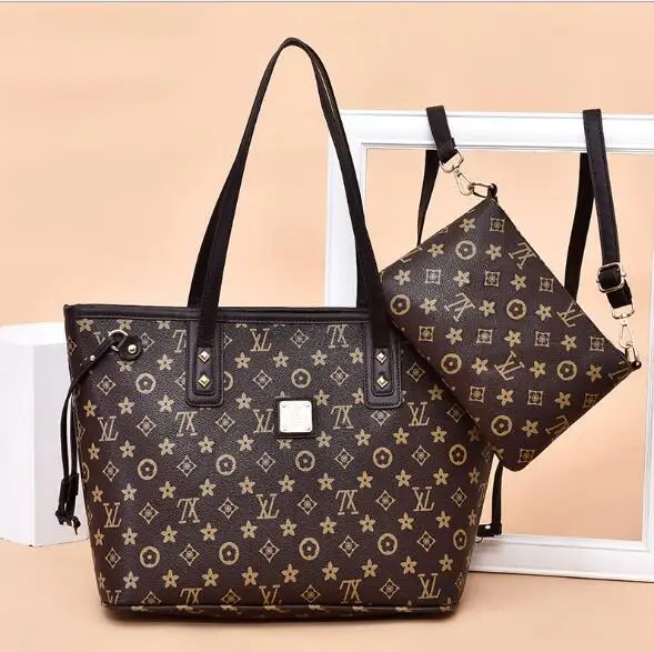 

2020 new Women's bag fashion old flower shoulder bag handbag wild simple mother bag