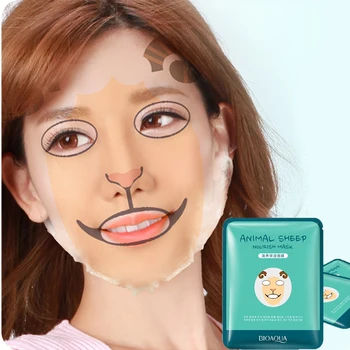 

BIOAQUA Skin Care Facial Mask Moisturizing Cute Animal Face Masks