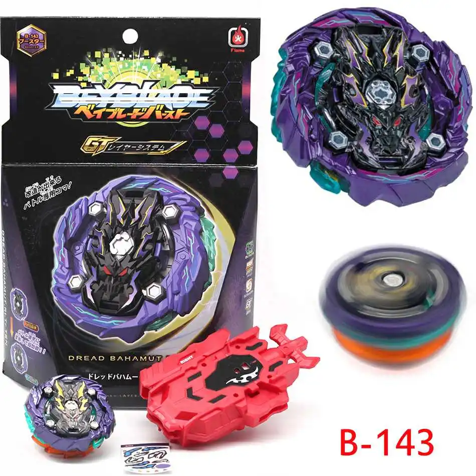 Все стильные Beyblade Burst Bey Blade Blades Bayblade оригинальные игрушки с высоким борющимся верхом из металла Fusion God Spinning B-144 Новинка - Цвет: B143