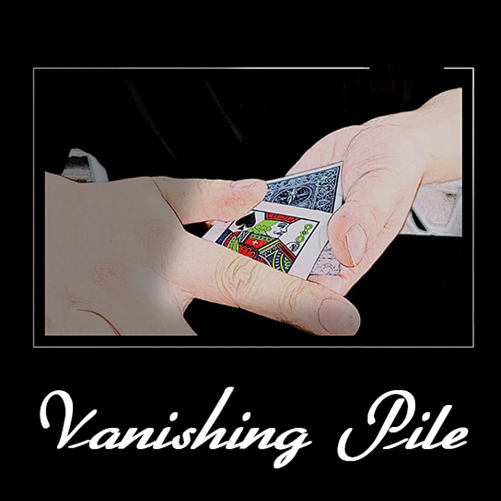 Vanishing Pile Magic Tricks Close Up Magia Playing Card Disappear Deck Magie Mentalism Illusion Gimmick Props Magic Cards time shuttle magic tricks amazing close up magia playing card magie mentalism illusions gimmick props deck color change magica