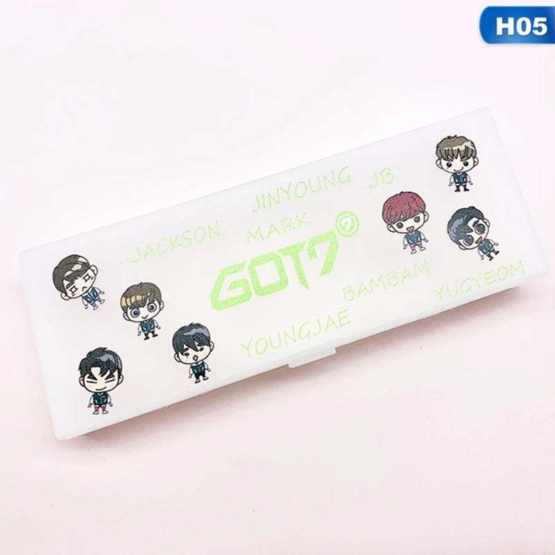 BLACKPINK X1 IZONE TWICE EXO GOT7 NCT пенал для ручек для карандашей модная косметическая сумка для макияжа Футляр для монет школьные принадлежности для учащихся