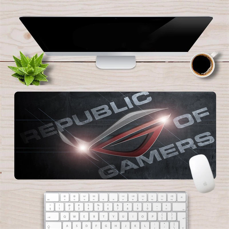 70x30 см большой ASUS коврик для мыши классный пользовательский Республика геймеров игровой коврик для мыши офисная компьютерная клавиатура ноутбук Настольный коврик