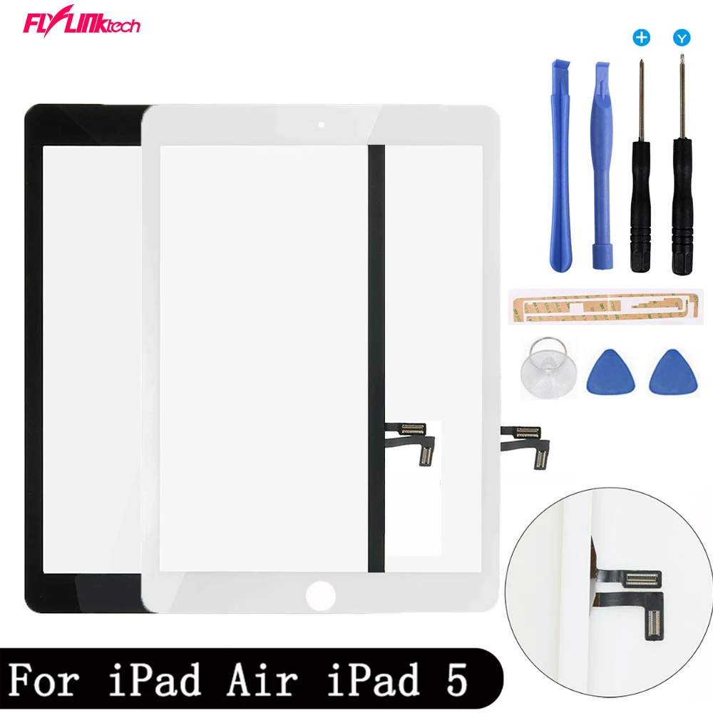 Flylinktech для Apple iPad 5 A1474 A1475 A1476 сенсорный экран iPad Air A1822 A1823 9," дигитайзер дисплей стекло в сборе