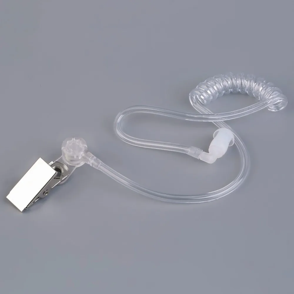 2 Pin PTT Air Tube наушники гарнитура для Baofeng Walkie Talkie двухстороннее радио