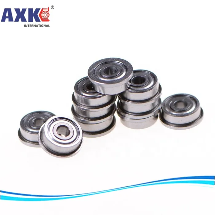 10pcs stainless steel flange bushing ABEC-5 high quality ball bearing SF695zz SF695-zz SF695 SSF695ZZ 5*13*4*15*1mm