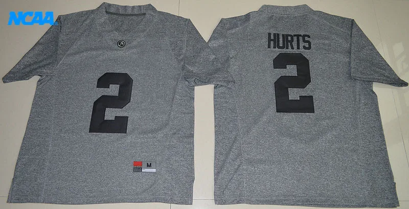 Новое поступление, высокое качество, Jalen Hurts#2, футболка, спортивные майки, S-XXXL - Цвет: 3