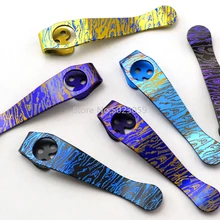 4 цвета с рисунком пламени титановый карманный нож клип Kydex назад зажимы для талии зажим для C81 C10 C11 складной нож назад зажимы