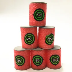 100-Pack Foam Dart Refill with Round Head (6pcs EVA Target)