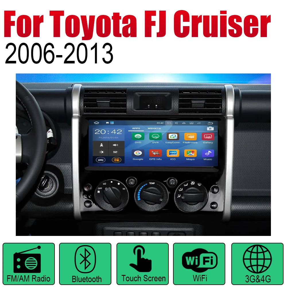 Cheap ZaiXi Auto Player DVD GPS Navigation For Toyota FJ Cruiser 2006~2013 Car Android Multimedia System Screen Radio Stereo 1