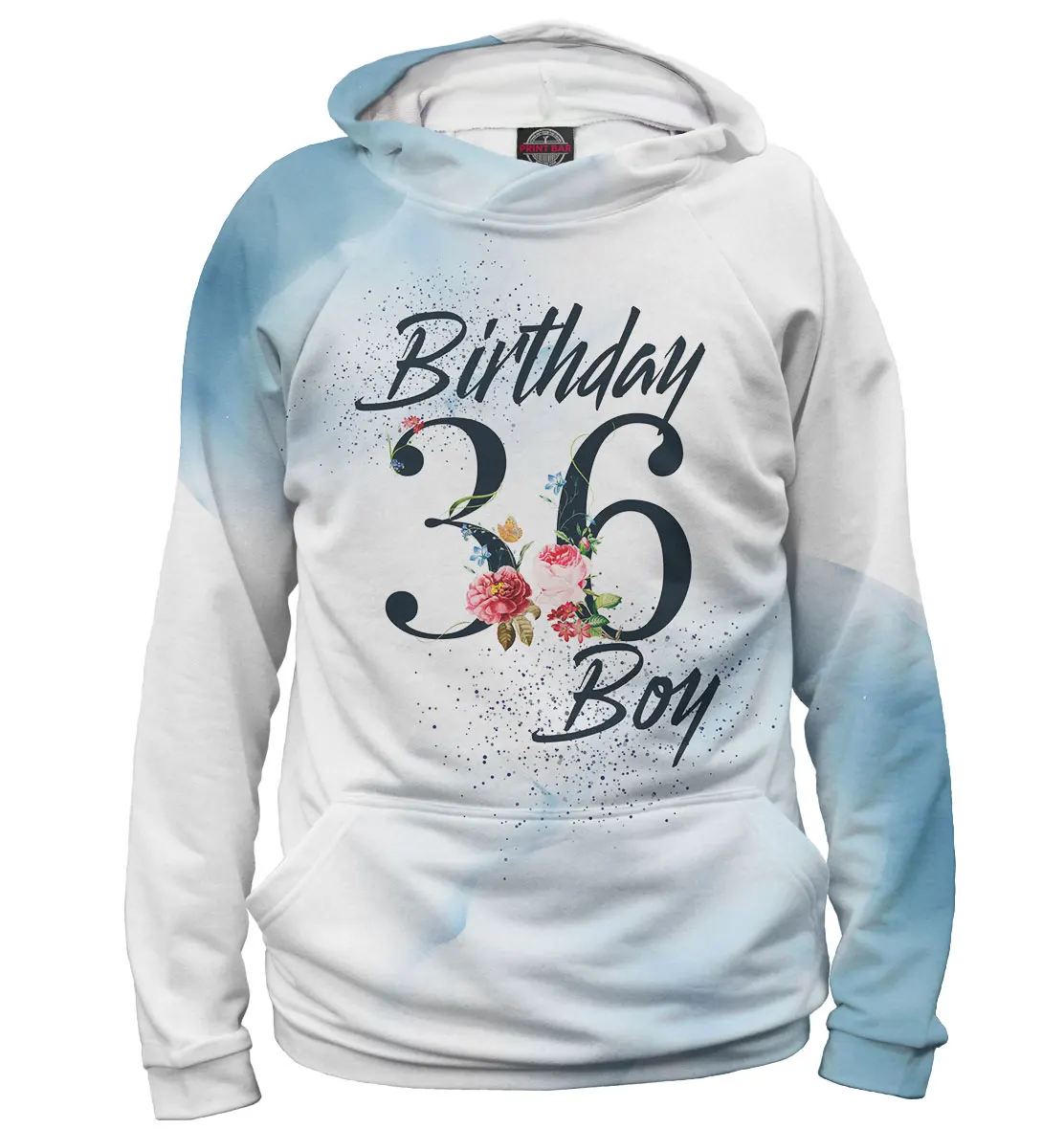 Худи толстовка 36 лет (День рождения) | Мужская одежда