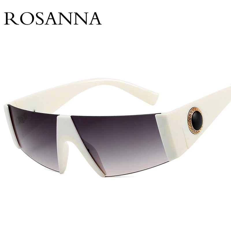 ROSANNA, брендовые, модные, черные, цельные солнцезащитные очки, мужские, негабаритный, плоский верх, солнцезащитные очки для wo, мужские, квадратные, градиентные линзы, очки