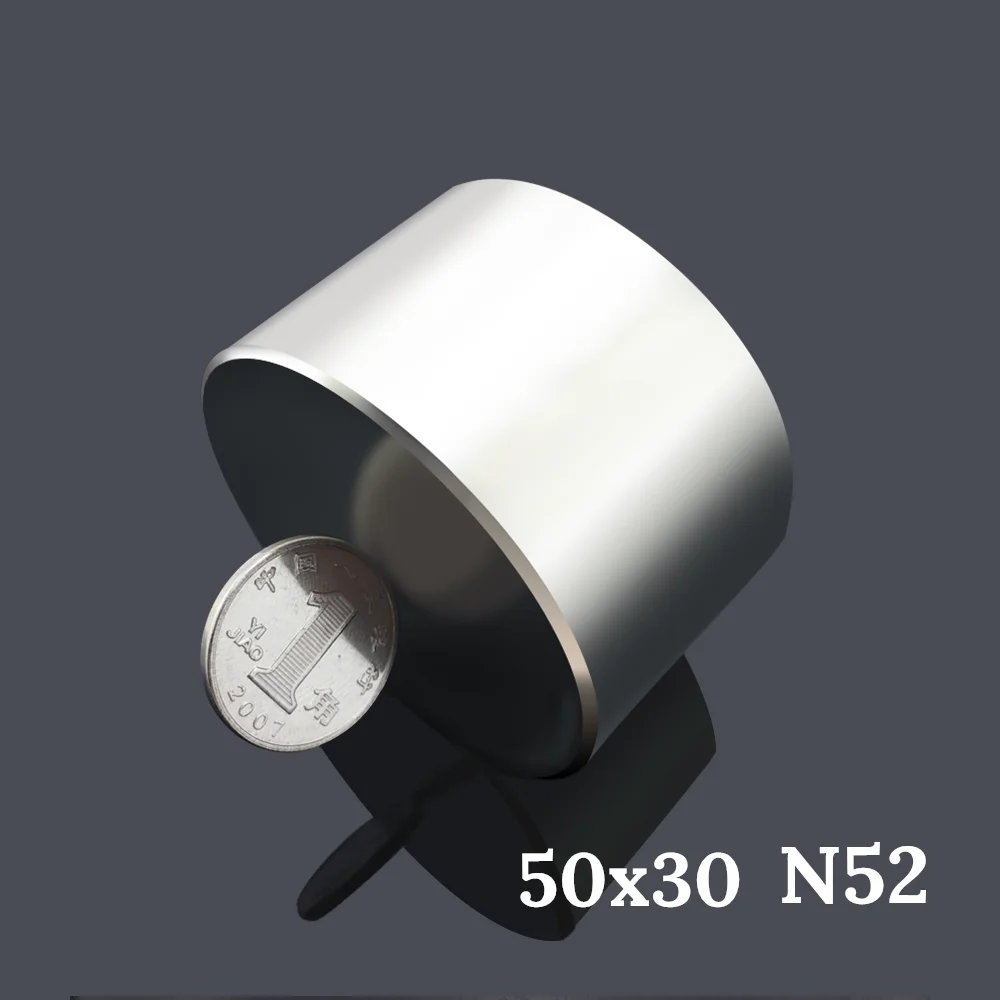 50x30mm Big Super Strong Powerful Neodymium Brittle Magnet N52 High Quality 
