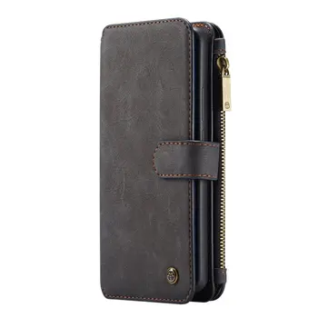 

2 In 1 Wallet Phone Holster Slim Flip Wallet Holder Bracket Mobile Phone Cases For Huawei P30 Contrast Magnetic Phone Case