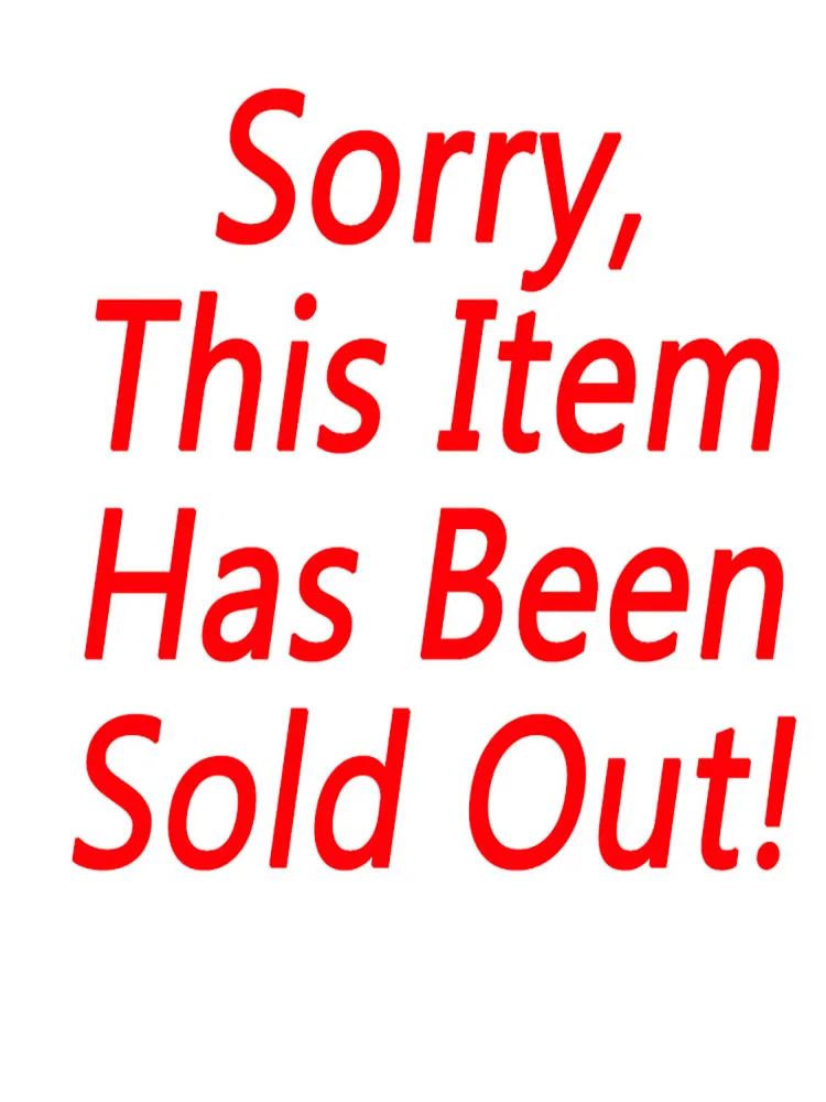 

sold out.