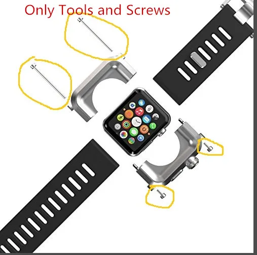 

Lunatik Epik Watch Screws for Apple Watch iWatch 38/42mm Series 1 2 3