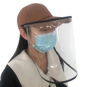 

Anti-saliva Transparent Protective Cap Anti-fog Hat Isolation Removable Mask Cover Face