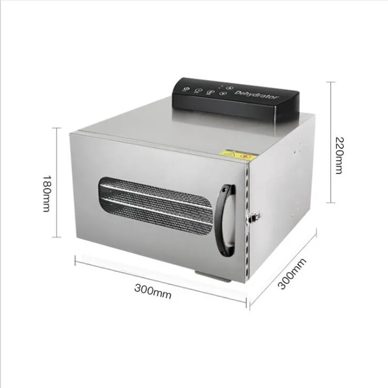 220V/110V Food Dehydrator Fruit Vegetable Herb Meat Fish Drying Machine Snacks Food Dryer Fruit dehydrator 6Trays 3