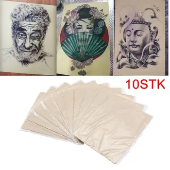

10Pcs Blank Tattoo Skin Practice Double Sides 8x6" Tattoo Practice Skins Size for Beginners and Experienced Tattoo Artists