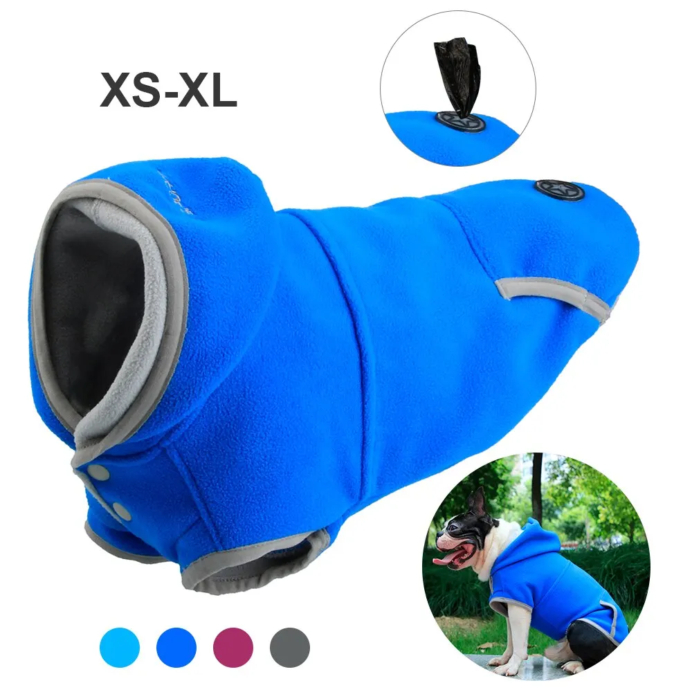 1 шт. XS-XL, толстовка с капюшоном для собаки, Одежда для питомцев, зимний, теплый, флисовая куртка с капюшоном Костюмы щенок одежды, Рождественский Костюм