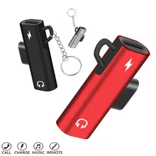 2 в 1 двойной адаптер для lightning аудио адаптер для iPhone 8 7 Plus X XR XS Max XR IOS 12,3 зарядный разъем для наушников Aux кабель