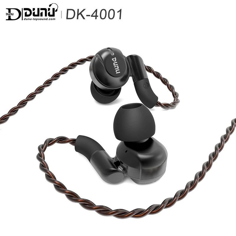 Гибридные наушники DUNU DK 4001 аудионаушники Hi Fi звук Res бериллиевая мембрана 5