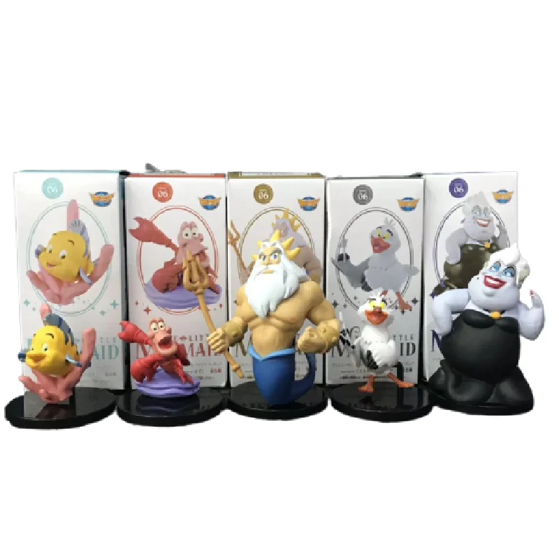  6pcs ξ  Ƹ ǱԾ Toyssebastian under ġ  ŷ Ʈ Scuttle Ursula PVC   