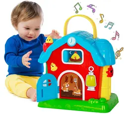 Cube d'activités musicales pour bébé, jouets éducatifs et interactifs, développement précoce 