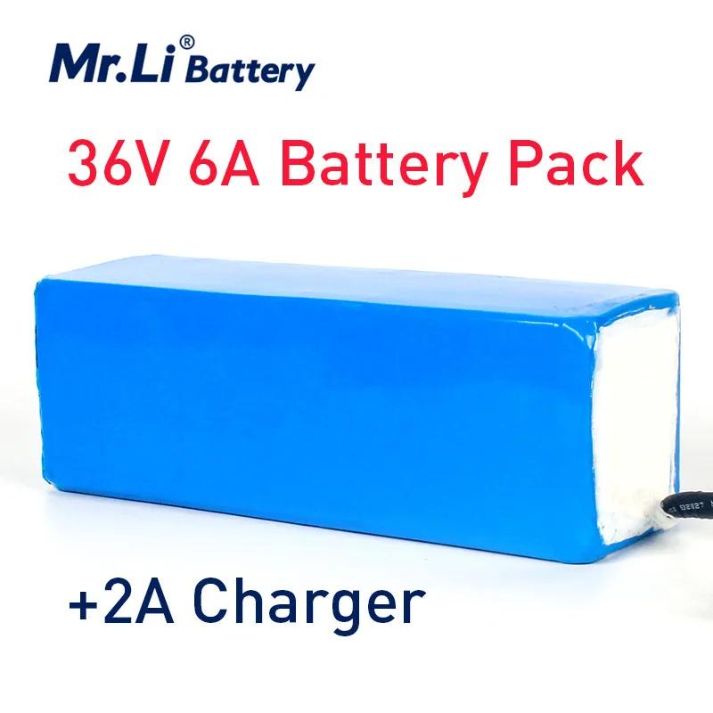 Аккумуляторная литиевая батарея Mr.Li 36V 6Ah 18650 со встроенным BMS для электронного