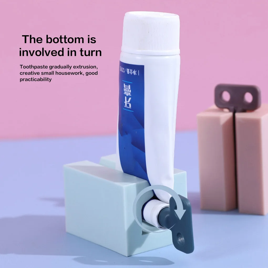 

Multifunctional Manual Toothpaste Squeezer Bathroom Presser Squeezer Facial Cleanser Press Rolling Holder