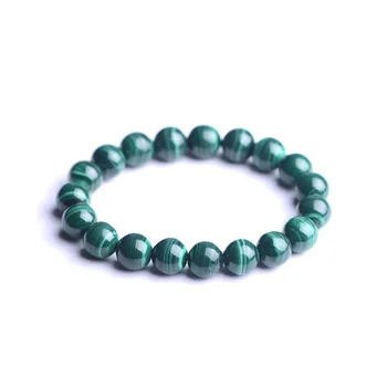 

Wholesale Authentic Malachite Natural Stone Bracelets Evil Transport Beads Bracelets For Women Men Single Lap Bracelet Jewelry