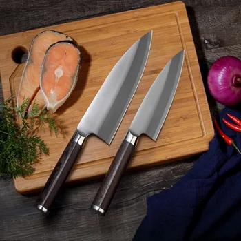 

LUOKESI fish head knife thickening Japanese-style blade killing fish knife professional salmon knife German sashimi knife