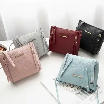 

PinShang Women Fashion Casual Solid Color Single Shoulder Satchel with Zipper