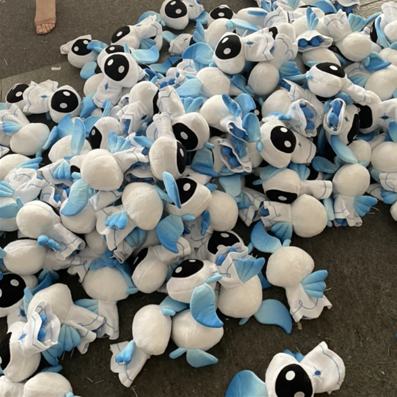 25cm Game Barbatos Venti Spirit Cosplay Cartoon Soft Plush Figure Gifts Kids