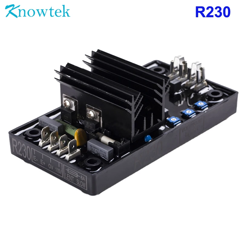 Автоматический регулятор напряжения AVR R230 для генератора|Детали генератора и