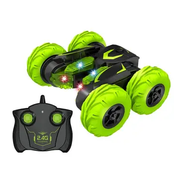 

RC Stunt Car Double-sided 360 Degrees Tumbling Climbing Deformation 2.4G Remote Control Kids Toy Trucks Vehicles with Light