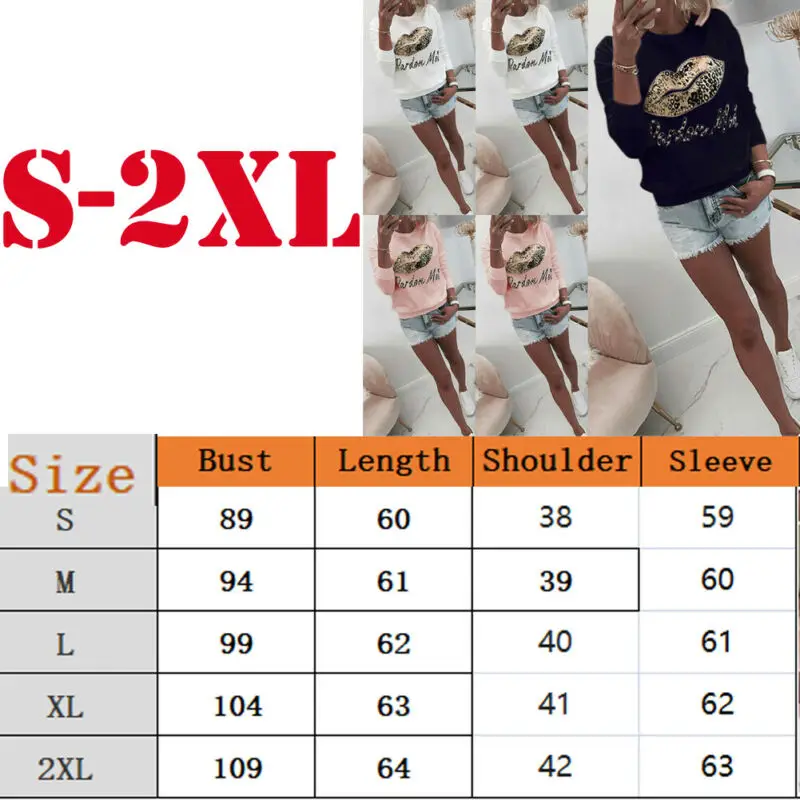  Cute Print Hoodies Women Sweatshirt Pullover Coat Tops Long Sleeve Jumpers Loose Slim Tops Women's 