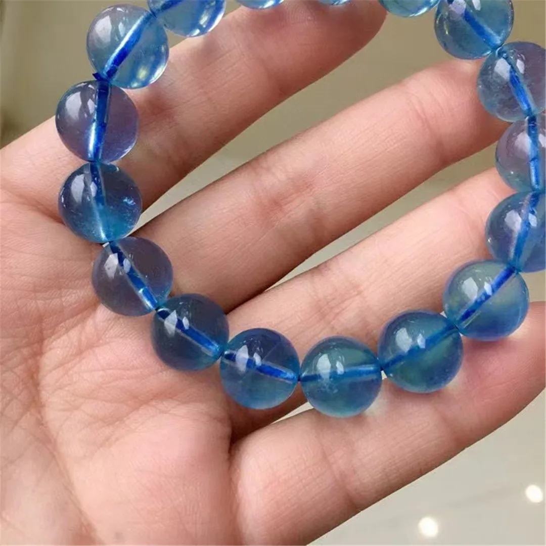 Aquamarine Bracelet | Buy Online Aquamarine Crystal Buddha Bracelet -  Shubhanjali