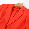 Women Blazer 2022 Spring New Casual Temperament Half Sleeve Slim Jacket Office Ladies Work Coat 5