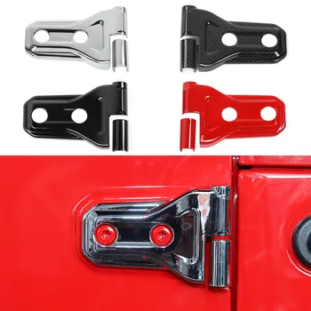 

for Jeep Wrangler JL 2018 2019 Gladiator JT 2020 Car Exterior 4Doors Window Hinge Cover Decoration Decals Accessories