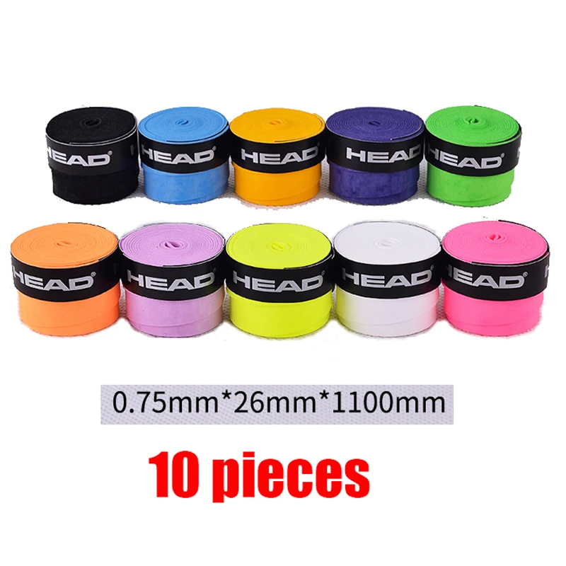 5Pcs HEAD Tennis Overgrip PU HEAD Tennis Racket Overgrip Absorption Grip  Badminton Racket Handle Grip Tennis Grip Padel Tape