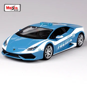 

Maisto 1:24 Lamorghini Huracan Lp610-4 police diecast shape car Collect toy car new boxes are shipped free of charge 31511