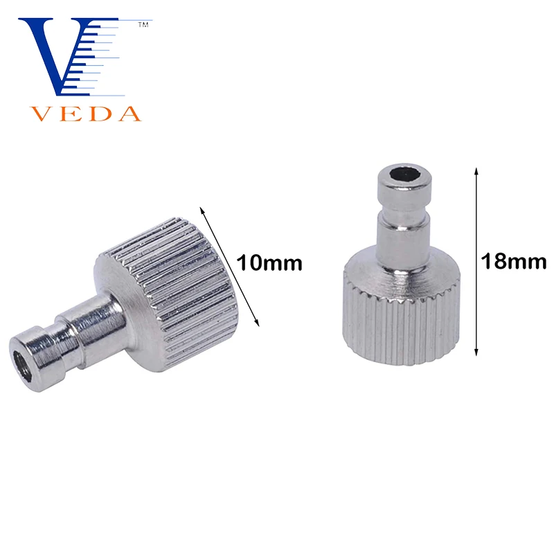 SAUGD adattatore per aerografo accessori per raccordi K di ricambio strumento per connettore di accoppiamento per compressore e tubo per aerografo 9 pz/set  1420