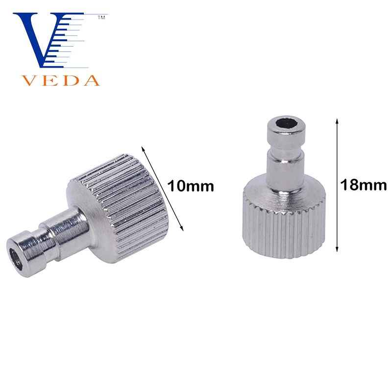 Airbrush Hose Adapter Quick Release Disconnect Release Coupling Adapter  Connect For Tracheal Ligation Power Tool Accessories