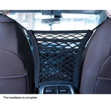 Rede elástica organizadora para banco de carro, malha para organizar carro entre sacos e suporte, 2020 bolso de bolso