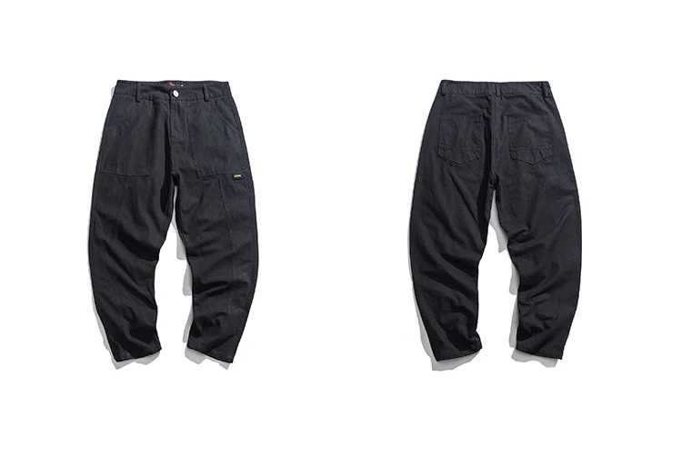 Japanese Retro Trousers Simple Solid Color Casual Pants Youth Wild Straight Pants Mens Pants Fashions Men Clothing DD6CK