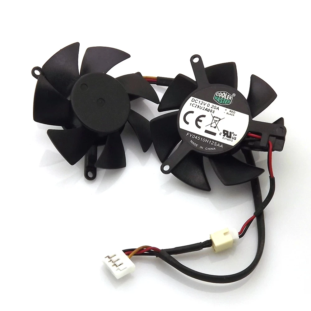 

FY04510H12SAA 12V 0.2A 4Pin 3Wire 45mm 39*39*39mm For MSI R6450 6570 6670 Graphics / Video Card Cooler Cooling Fan