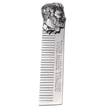 

Stainless Steel Beard Combs Goatee Hairdressing Comb Hair Styling Comb Mustache Care Men Hair Shaving Beard Grooming Tool